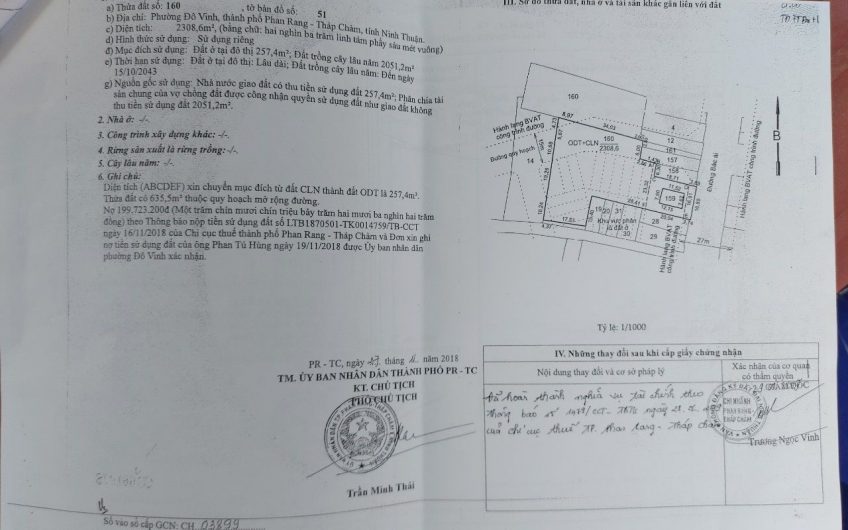Ninh Thuận Bán đất 4000m2 Phường Đô Vinh, Tháp Chàm Giá 25 Tỷ 4 Min