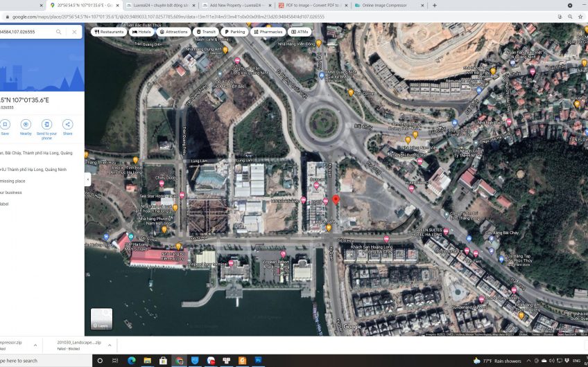 Quảng Ninh | Sang nhượng dự án 1.26HA Khách Sạn Legend Bay, Phường Bãi Cháy, Tp. Hạ Long – 520 Tỷ 