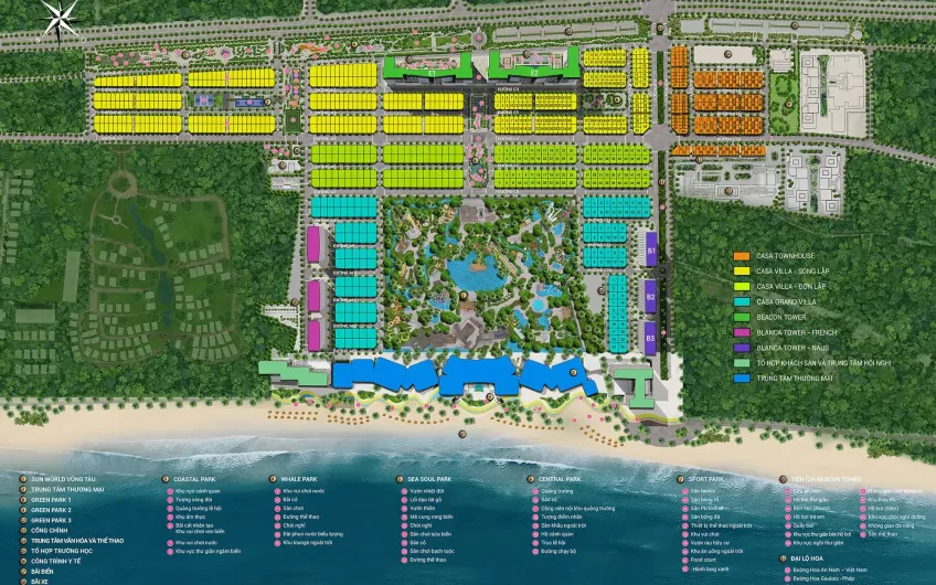 Mat Bang Tong The Du An Blanca City Duoc Phat Trien Boi Tap Doan Sun Group Tai Thanh Pho Bien Vung Tau Xinh Dep