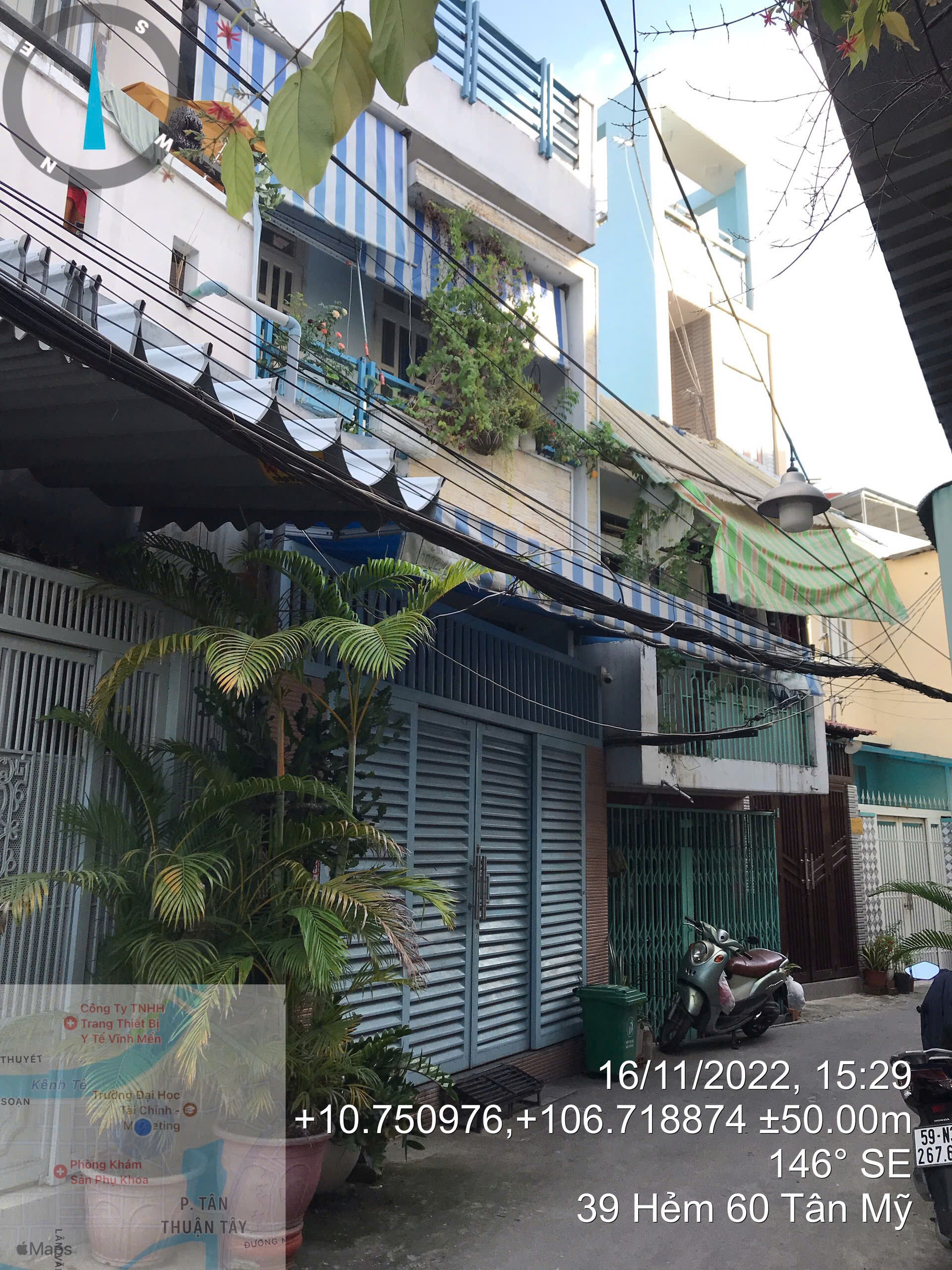 Quận 7 | Bán nhà 2 tầng hẻm 60 đường Tân Mỹ, Tân Thuận Tây 8.3 TỶ